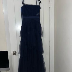 navy blue dress (prom)